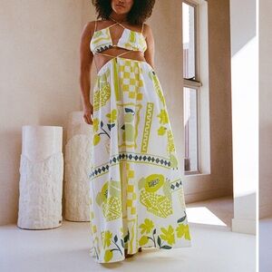 SABO Backless Vita Dress - Prego Verde